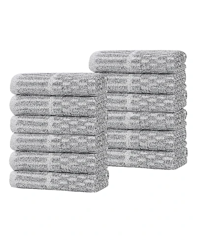 Superior Juno Cotton Blend 12-Piece Wash Cloth Set