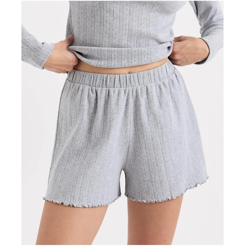 Pact Women's Organic Cotton Pointelle Short