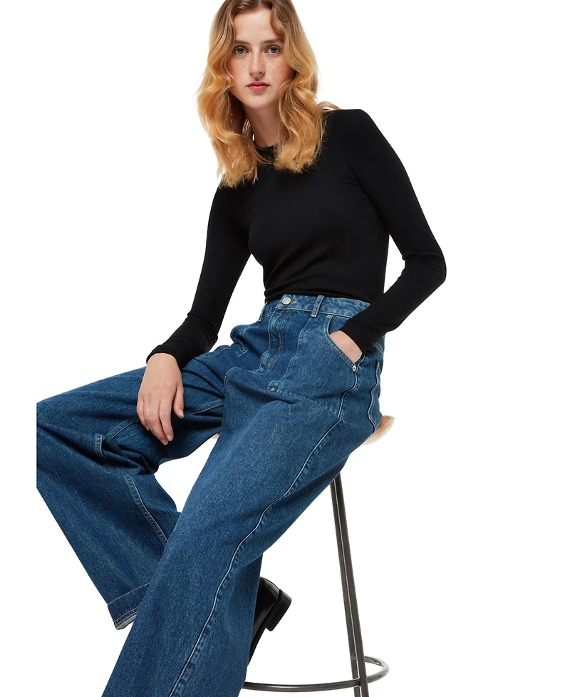Whistles Women's Essential Crew Neck Top