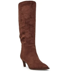 Dv Dolce Vita Womens Heksly Tall Slouchy Heeled Dress Boots Regular Wide Calf