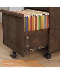 gaomon Rolling File Cabinet