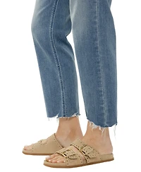 Silver Jeans Co. Women's Suki Mid-Rise Wide-Leg Curvy-Fit