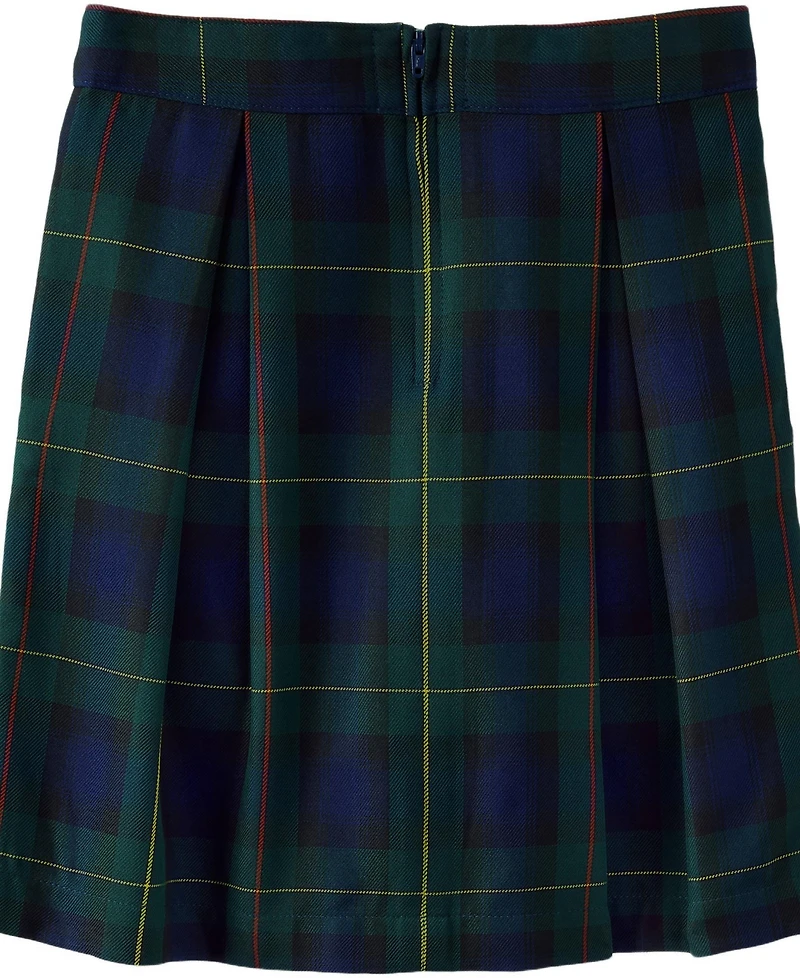Lands' End Big Girls 3 to 16 Plaid Skirt Top of Knee