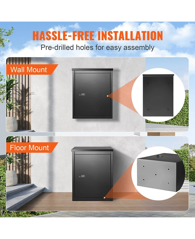 Vevor Package Delivery Boxes for Outside with Coded Lock