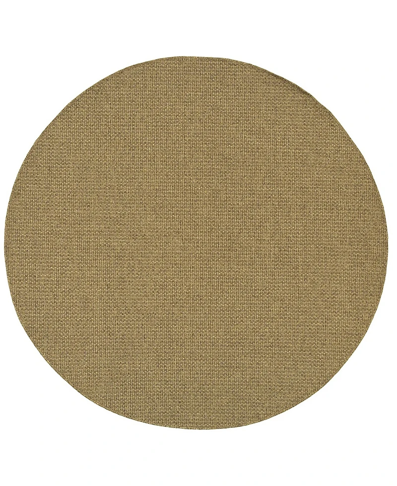 Oriental Weavers Karavia 2160X Tan 7'10" Round Rug