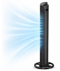 Ltmate Global Inc. Smart Tower Fan with Remote Control, 6 Hyper Speeds & 3 Modes, 40 inches, 15h Timer Portable Floor Bladeless Fan