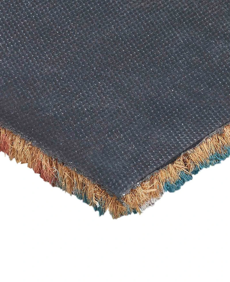 Vcny Home Floral Delight Outdoor Coir Doormat, 18" x 30"