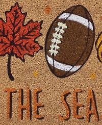 Vcny Home Tis the Season Outdoor Coir Doormat, 18" x 30"