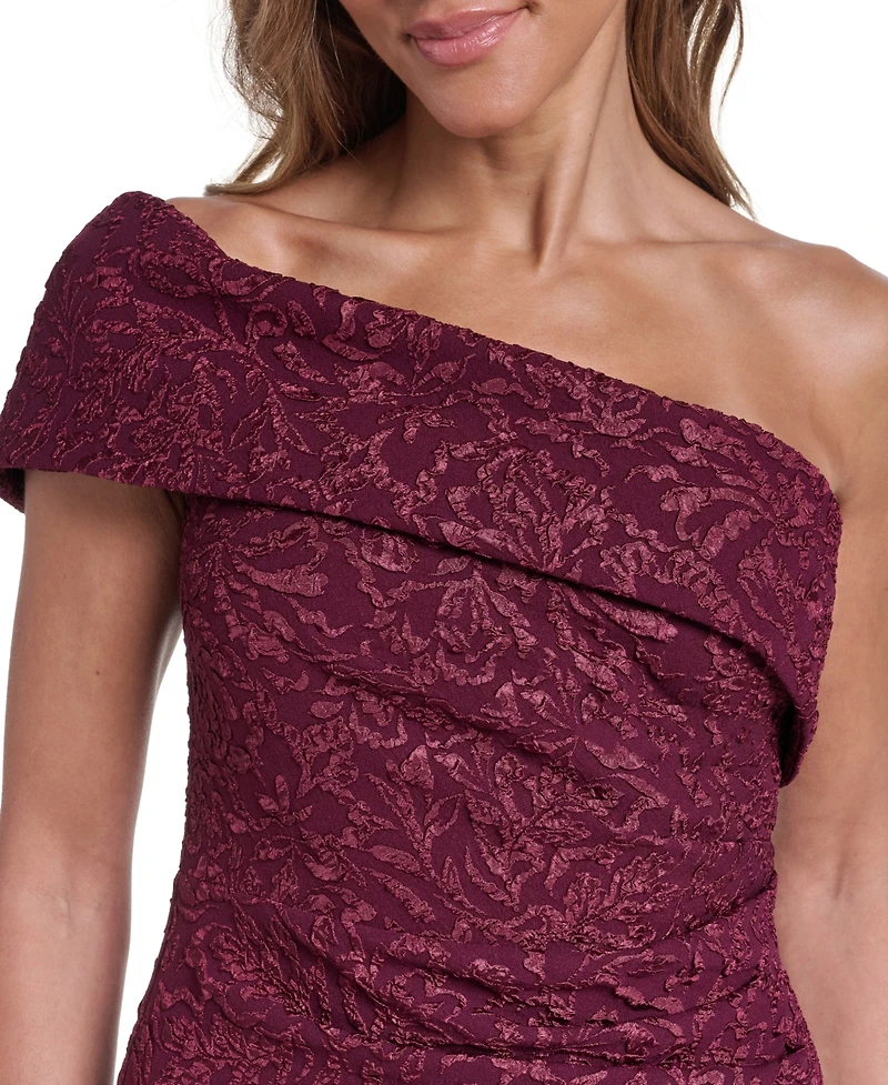 Eliza J Women's One-Shoulder Floral Midi Dress