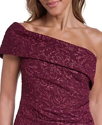 Eliza J Women's One-Shoulder Floral Midi Dress