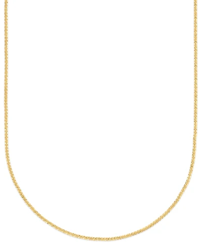 Macy's Sparkle Chain 20" Necklace in 10k Yellow Gold (2mm)