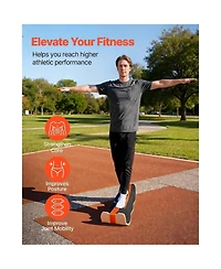 Sugift 42 In Curved Wooden Balance Board Trainer for Core Workouts and Standing Desk Use