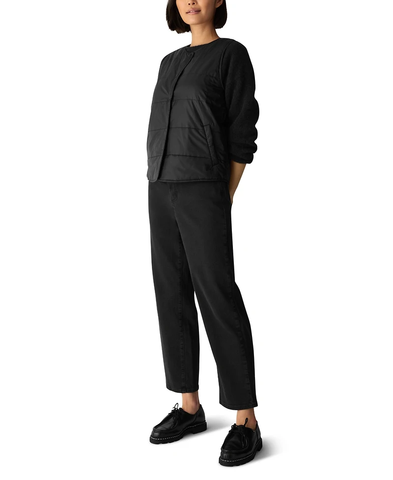 Eileen Fisher Women's Quilted Sleeveless Vest
