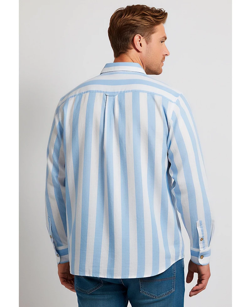 KingSize Men's Big and Tall Long Sleeve Linen Shirt