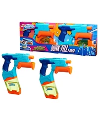 Nerf Super Soaker Dunk-Fill 2-Pack Pump-Action Water Blaster, 10.1 oz Capacity, Ages 6+