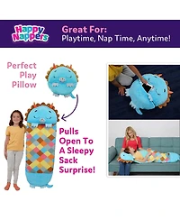 Happy Nappers Triceratops Timmy Medium Pillow and Sleep Sack