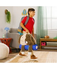 Happy Nappers Medium Dog Weighted-Arms Pillow Sleepy Sack