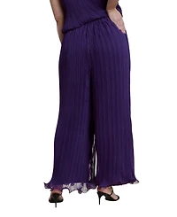 Eloquii Women's Wire Hem Plisse Pant