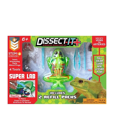 Dissect-It Deluxe Super Frog Lab Realistic Dissection Science Kit, Ages 6+