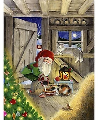 SunsOut Christmas in the Barn 300 Piece Jigsaw Puzzle, Ages 15+