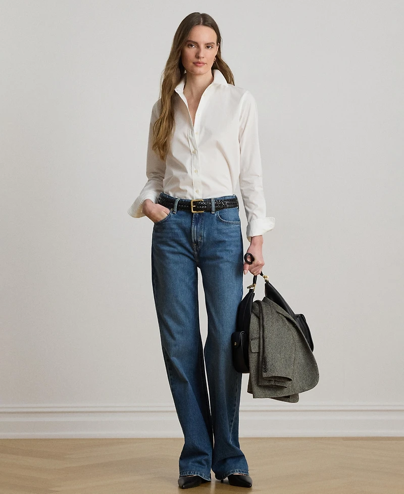 Lauren Ralph Non-Iron Straight-Fit Shirt