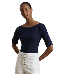 Lauren Ralph Stretch Boatneck Top