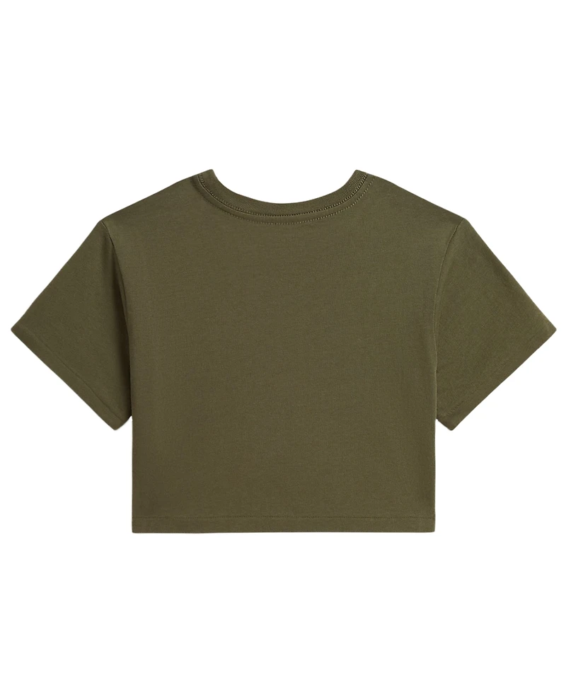 Polo Ralph Lauren Girls' 2T-6X Floral Cotton Jersey Boxy T-Shirt