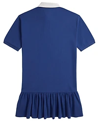 Polo Ralph Lauren Girls' 7-16 Logo Cotton Mesh Rugby Dress