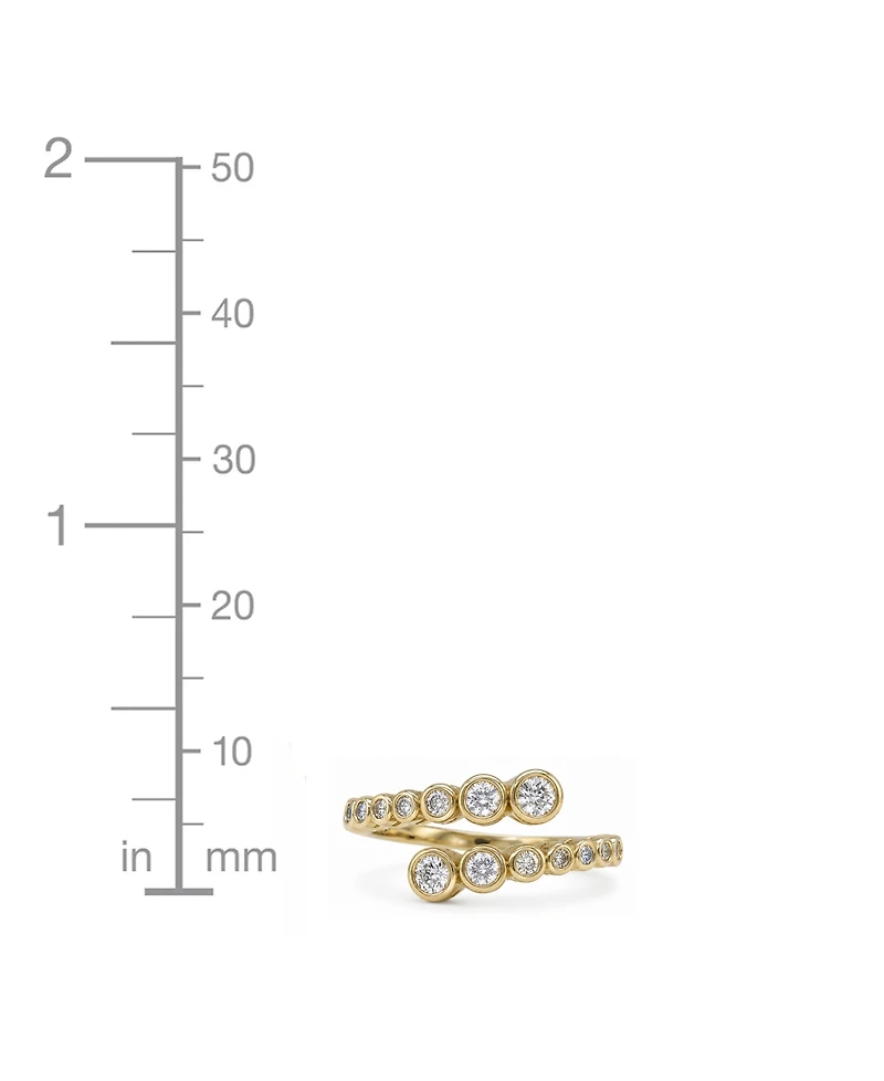 And Now This Cubic Zirconia Bypass Ring