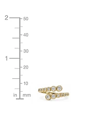 And Now This Cubic Zirconia Bypass Ring