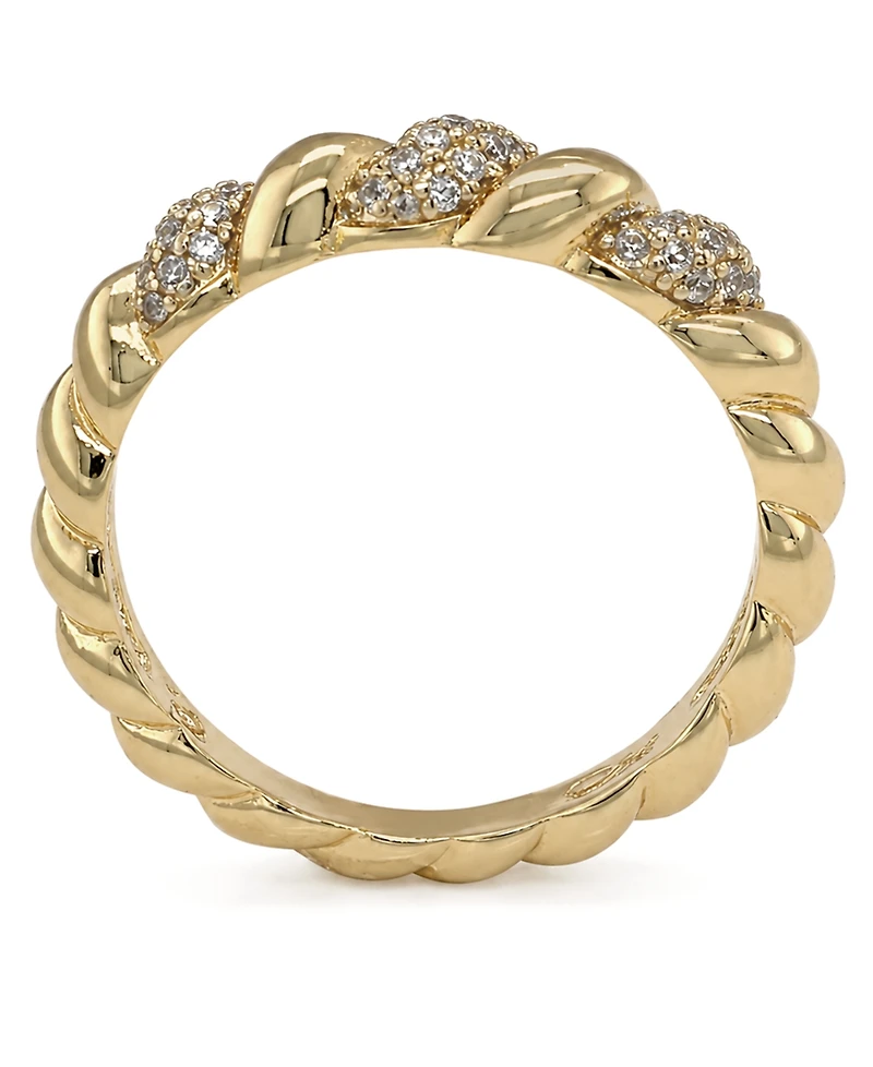 And Now This Cubic Zirconia Twisted Ring