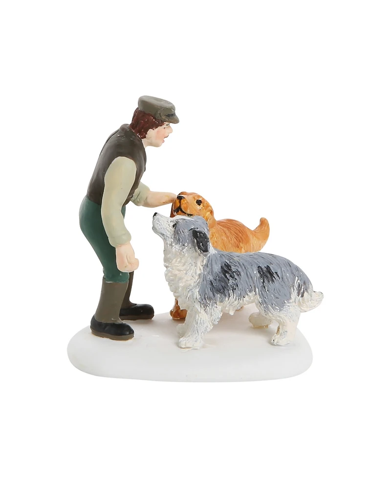 Department 56 Dickens Village Man's Best Friends Figure