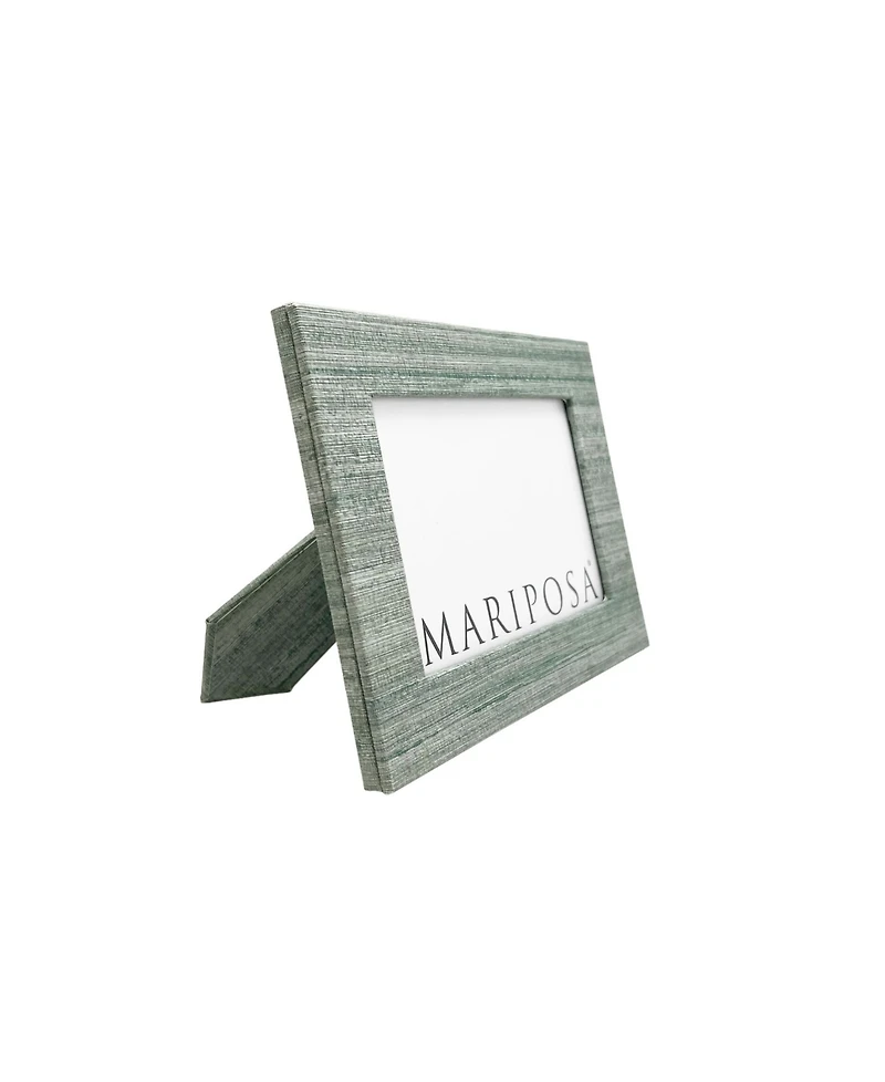 Mariposa Capri Faux Grasscloth Photo Frame, 4" x 6"