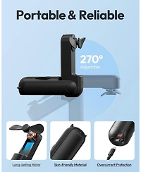 Gaiatop Portable Handheld Fan, 3 in 1 Mini Fan Handheld 17h Max Cooling, Foldable Personal Fans Pocket Design, Usb Travel Fans Portable