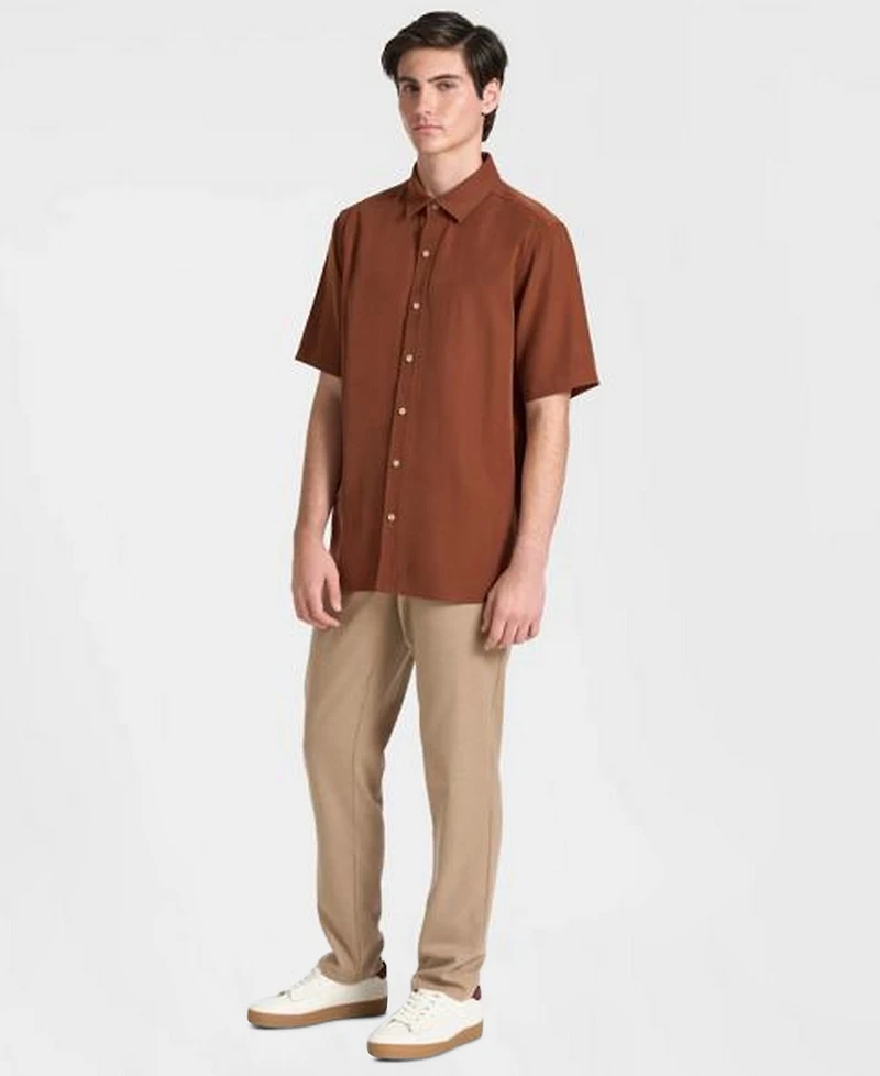 Ted by Baker Men's Finchley Point-Collar Classic-Fit Shirt