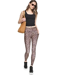 Dkny Sport Women's High-Waist 7/8 Leggings with Floating Pockets