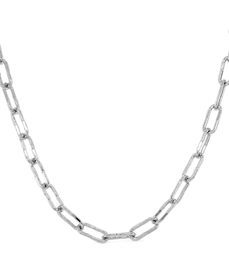 And Now This Silver-Plated or 18K Gold-Plated Chunky Chain Necklace