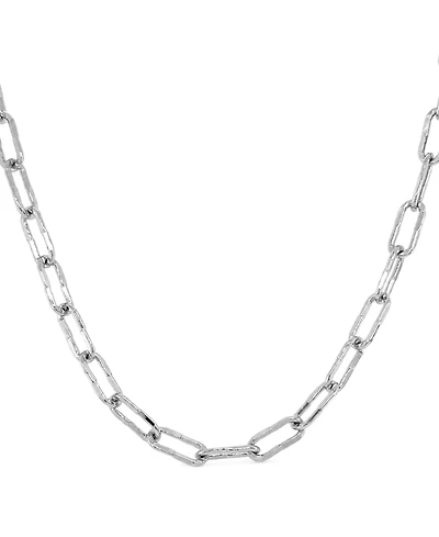 And Now This Silver-Plated or 18K Gold-Plated Chunky Chain Necklace
