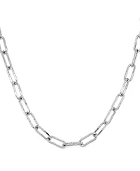 And Now This Silver-Plated or 18K Gold-Plated Chunky Chain Necklace