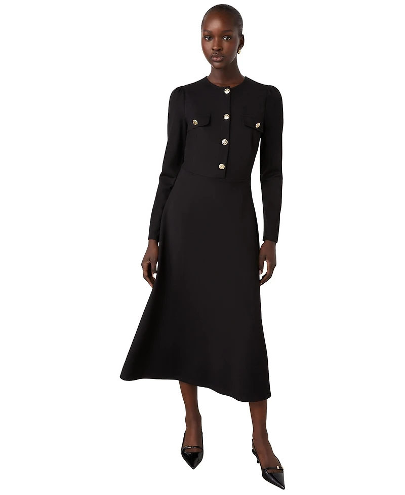 Finery London Women's Gilly Ponte Jersey Midi Dress