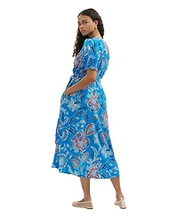 Finery London Women's Nicoleta Floral Midi Tea Dress