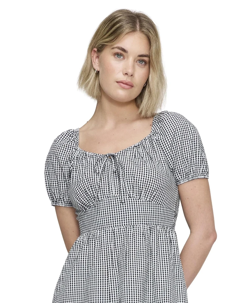 Finery London Women's Kaitlyn Cotton Gingham Midi Dress