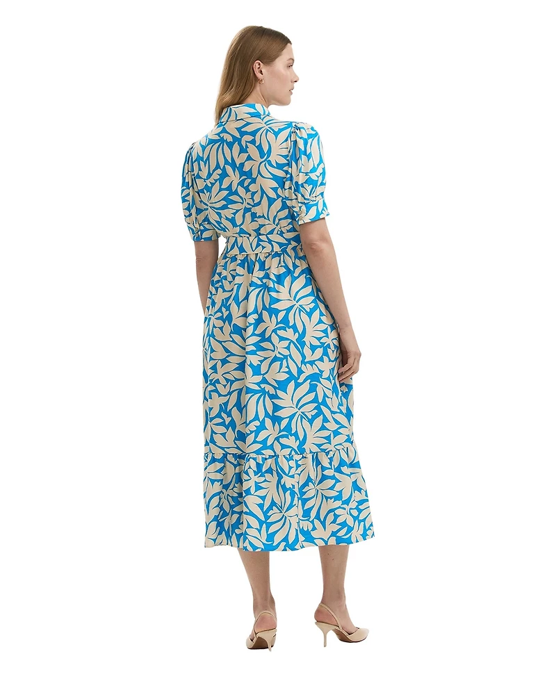 Finery London Women's Liana Floral Midi Tiered Dress