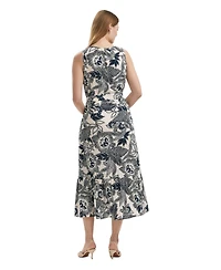 Finery London Women's Marta Linen Blend Midi Dress