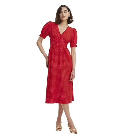 Finery London Women's Samantha Button Down Midi Dress