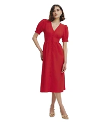 Finery London Women's Samantha Button Down Midi Dress