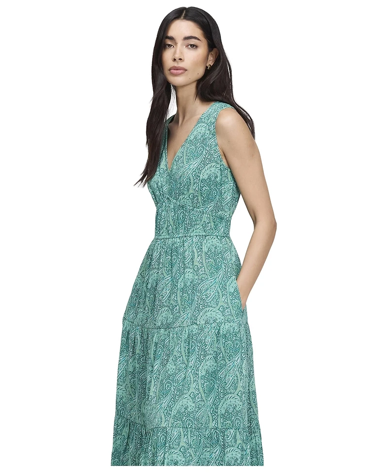 Finery London Women's Shannon Cotton Tiered Midi Dress