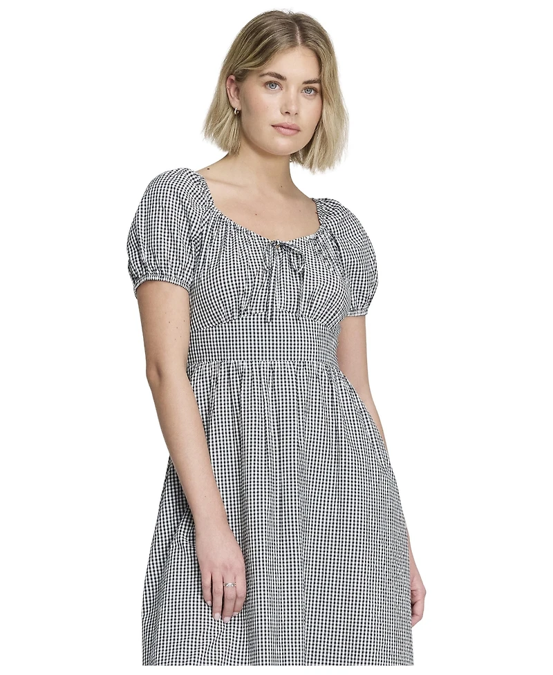 Finery London Women's Kaitlyn Cotton Gingham Midi Dress
