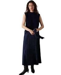 Whistles Women's Sleeveless Knitted Boxy Fit Tank