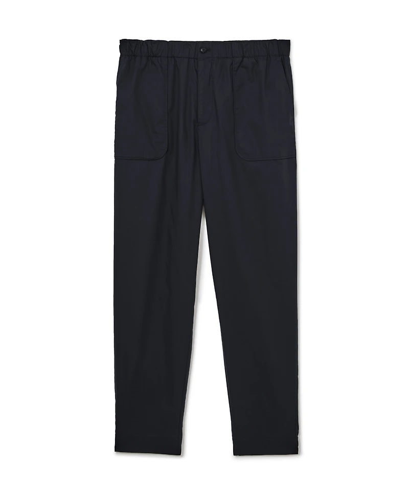 Reiss Men's Snap Flat-Front Tapered Stretch Cotton-Blend Pants